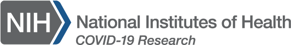 National Institutes of Health COVID-19 Research logo